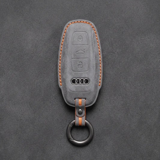 Audi Hand - Stitched Alcantara Key Fob Cover – All Types - A
