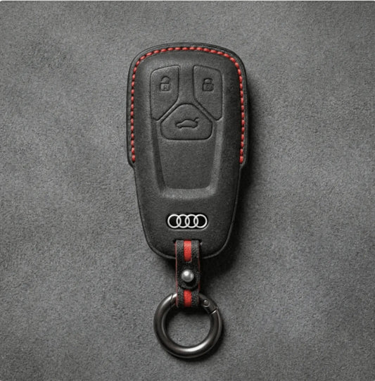 Audi Hand - Stitched Alcantara Key Fob Cover – All Types - B