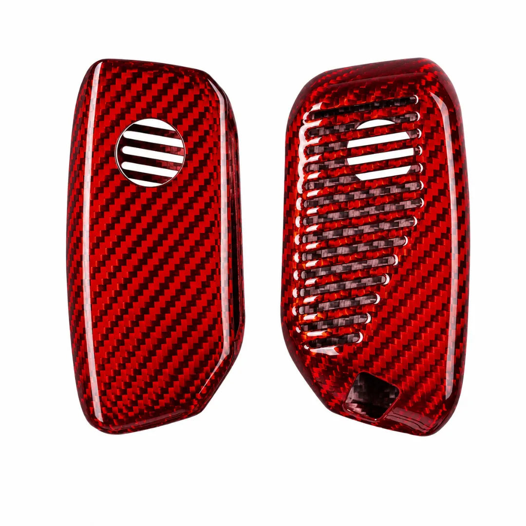 BMW Carbon Key Fob Cover - Side-Button Wedge
