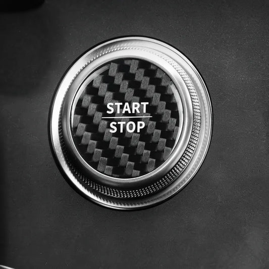 Carbon Fiber Start Button for Mercedes EQE & EQS