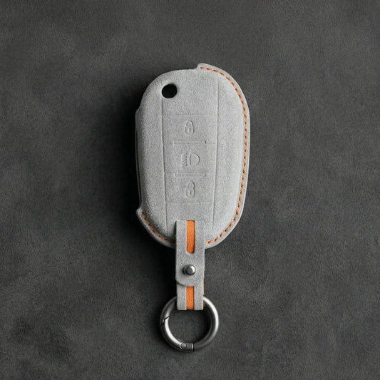 Peugeot Hand - Stitched Alcantara Key Fob Cover - All Types - B