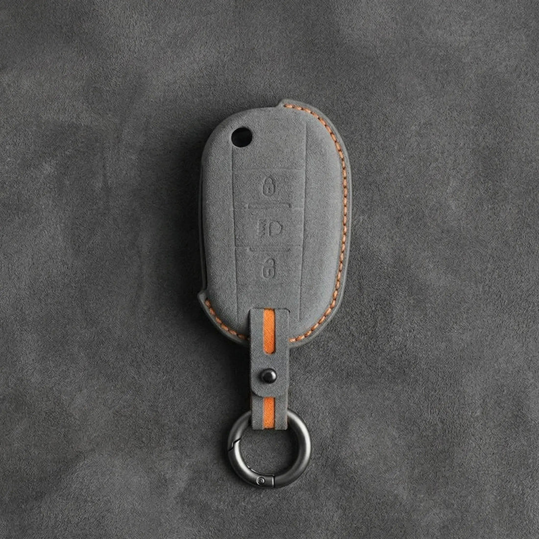Peugeot Hand - Stitched Alcantara Key Fob Cover - All Types - B