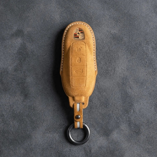 Porsche Hand - Stitched Alcantara Key Fob Cover - All types - A