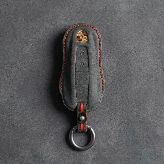 Porsche Hand - Stitched Alcantara Key Fob Cover - All types - B
