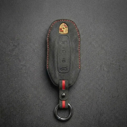 Porsche Hand - Stitched Alcantara Key Fob Cover - All types - C