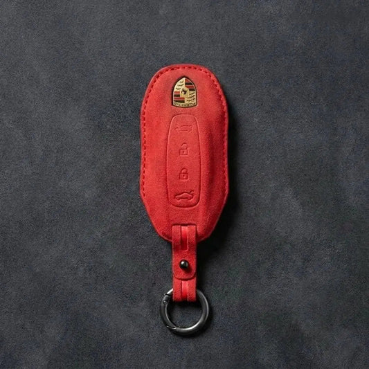 Porsche Hand - Stitched Alcantara Key Fob Cover - All types - C