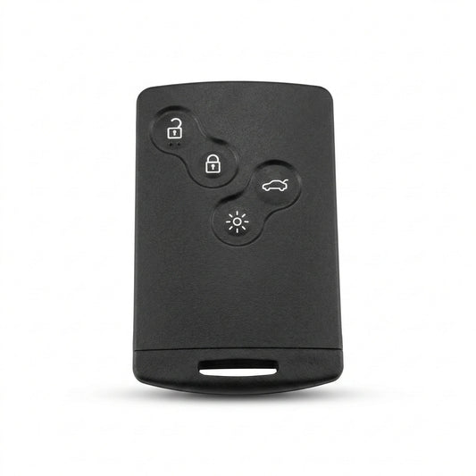 Renault Hand - Stitched Alcantara Key Fob Cover – Smart Key Card - White