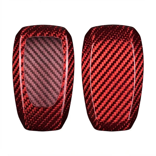 Subaru Carbon Key Fob Cover – Symmetric Smart Fob - Red