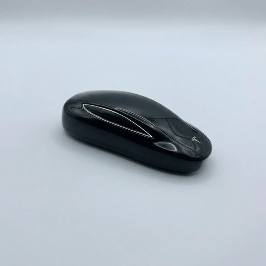 Tesla Hand - Stitched Alcantara Key Fob Cover - Model S/X - Dark charcoal