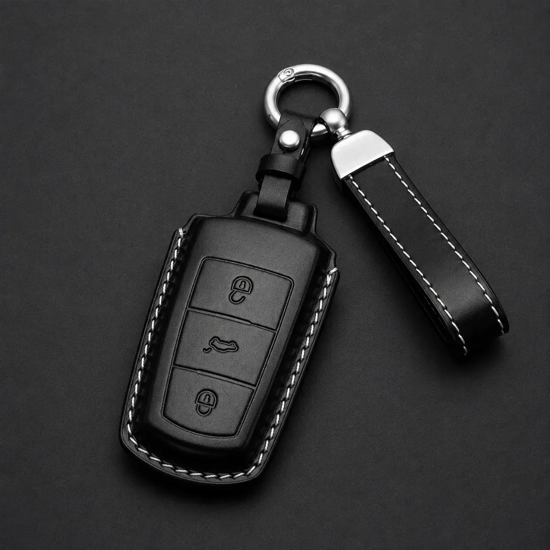 Volkswagen Genuine Leather Key Fob Case – Custom-Fit Series