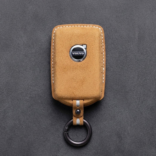 Volvo Hand - Stitched Alcantara Key Fob Cover - All Types - A