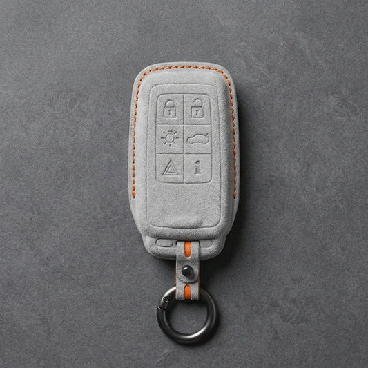 Volvo Hand - Stitched Alcantara Key Fob Cover - All Types - C