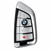 Original BMW wide-slot blade key with alarm button