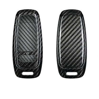 Audi Carbon Key Fob Cover Without Vent Aero 3-button Smart Fob Silver