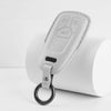 Audi Ziegenleder Schlüsselhülle - Geometrischer 3-Tasten Smart Key