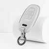 Audi Ziegenleder Schlüsselhülle – Ovaler 3-Tasten Smart Key