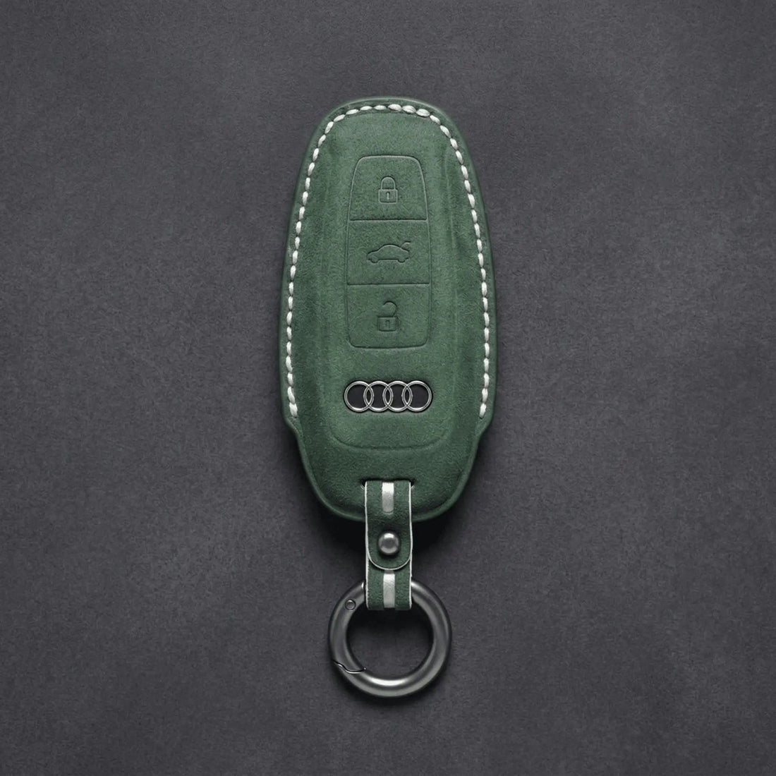 Audi Hand - Stitched Alcantara Key Fob Cover – All Types - A