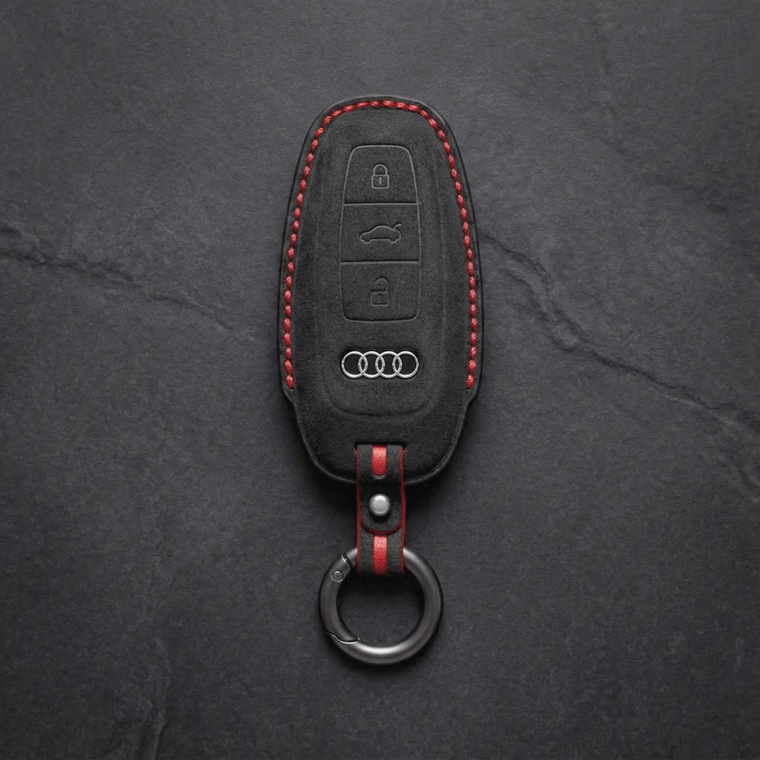 Audi Hand - Stitched Alcantara Key Fob Cover – All Types - A