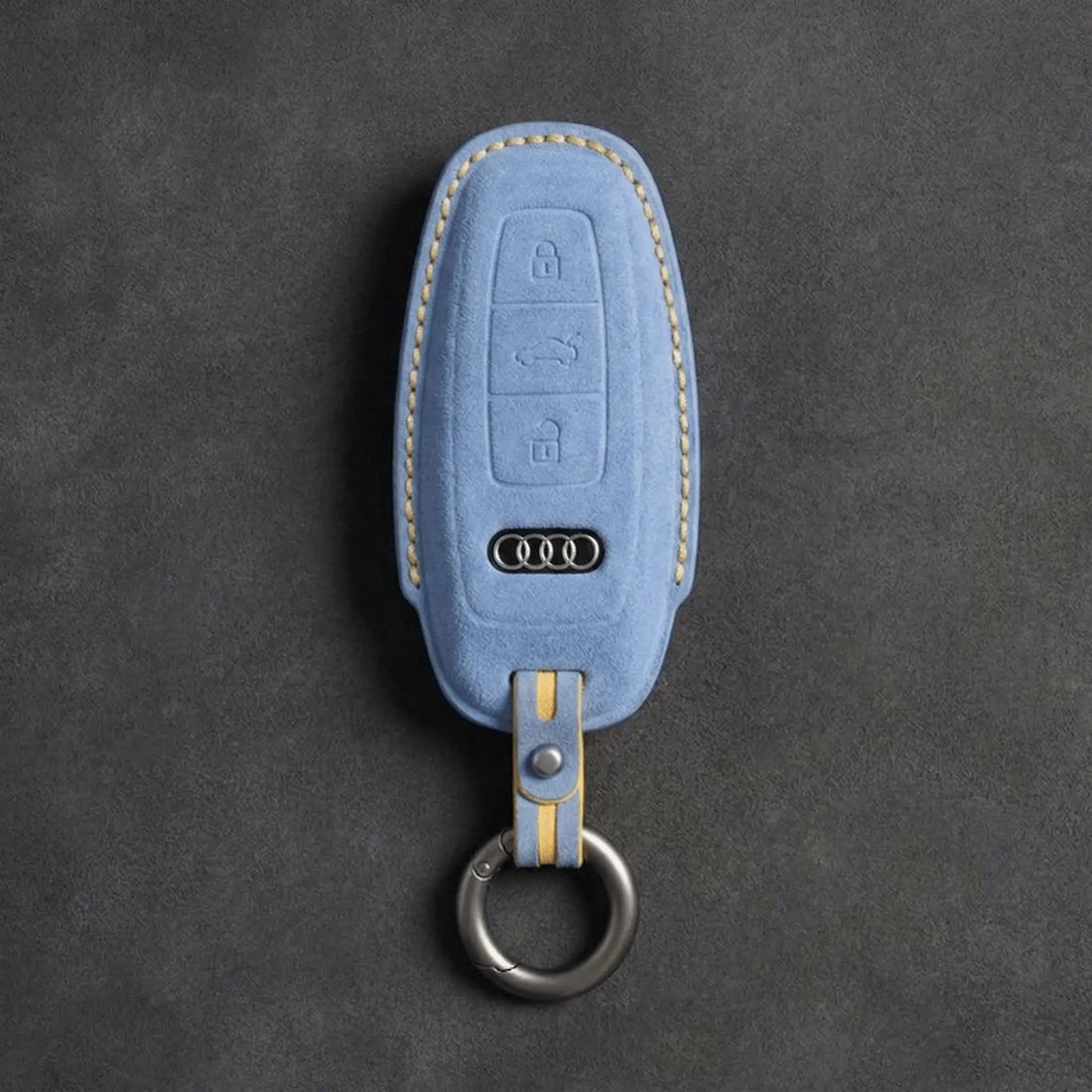 Audi Hand - Stitched Alcantara Key Fob Cover – All Types - A