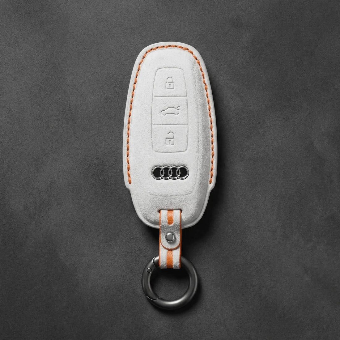 Audi Hand - Stitched Alcantara Key Fob Cover – All Types - A