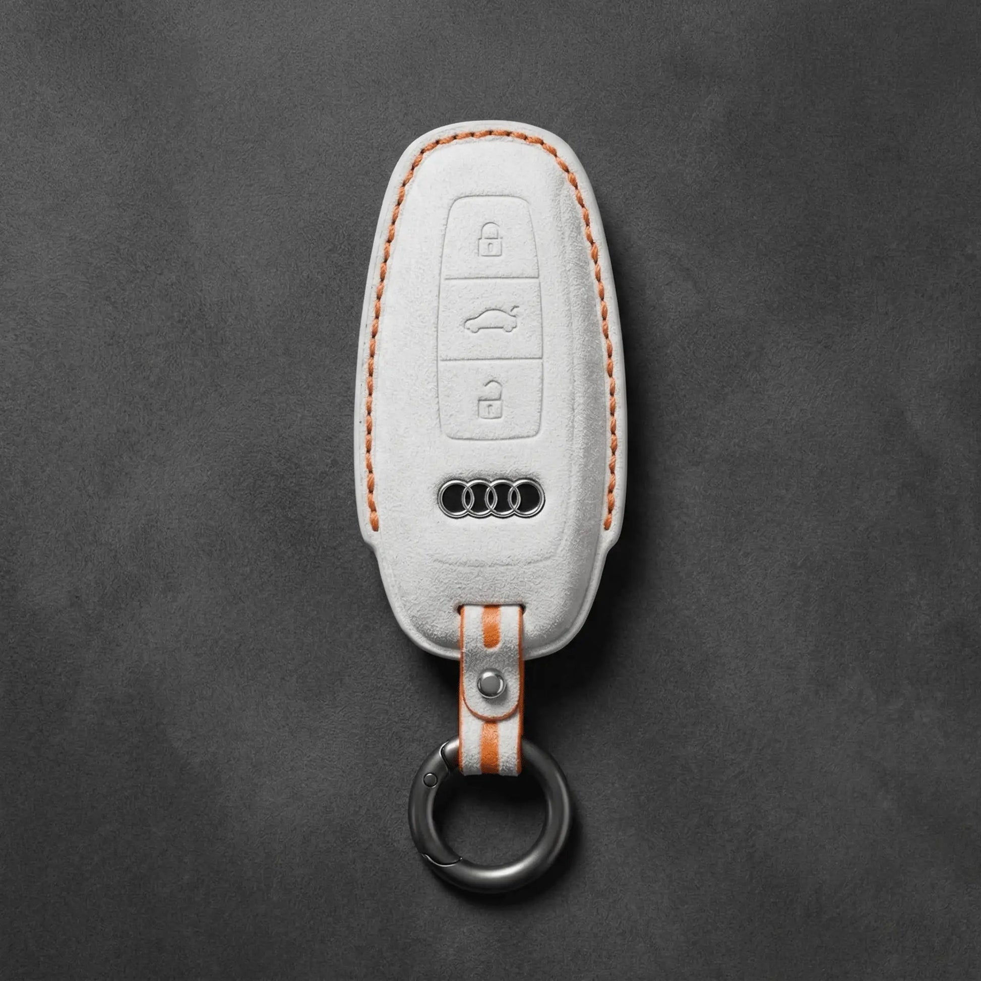 Audi Hand - Stitched Alcantara Key Fob Cover – All Types - A