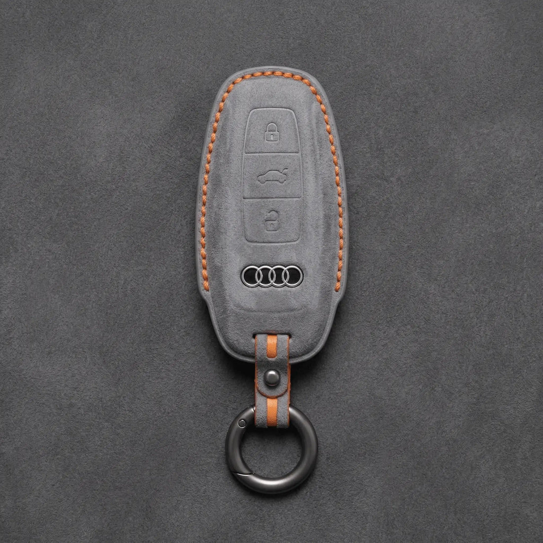 Audi Hand - Stitched Alcantara Key Fob Cover – All Types - A