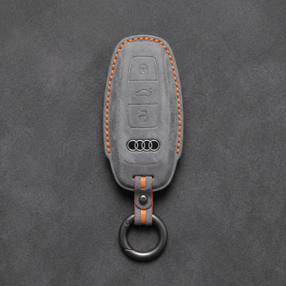 Audi Hand - Stitched Alcantara Key Fob Cover – All Types - A