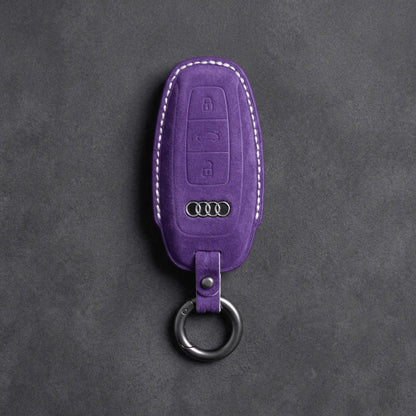 Audi Hand - Stitched Alcantara Key Fob Cover – All Types - A
