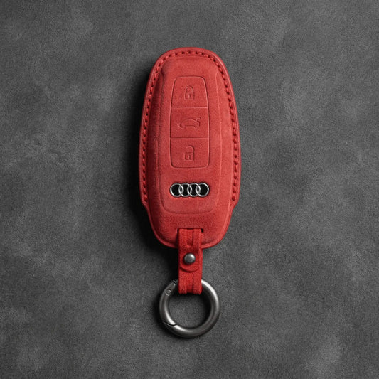 Audi Hand - Stitched Alcantara Key Fob Cover – All Types - A