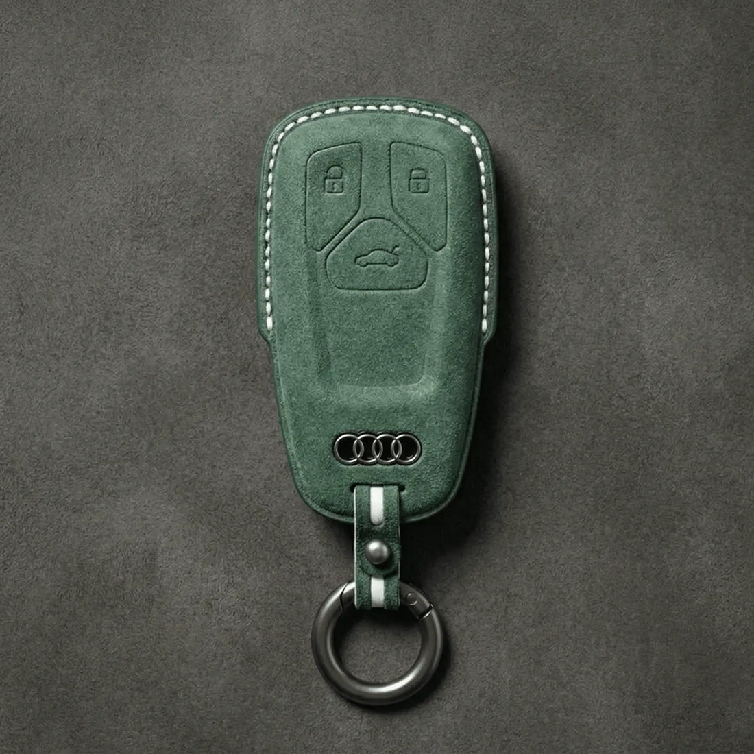 Audi Hand - Stitched Alcantara Key Fob Cover – All Types - B