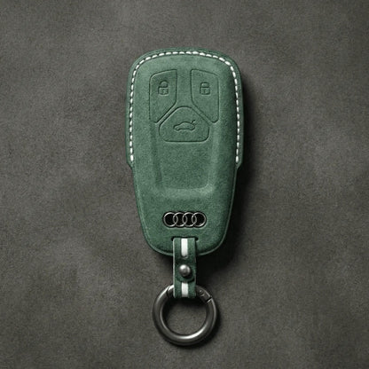 Audi Hand - Stitched Alcantara Key Fob Cover – All Types - B