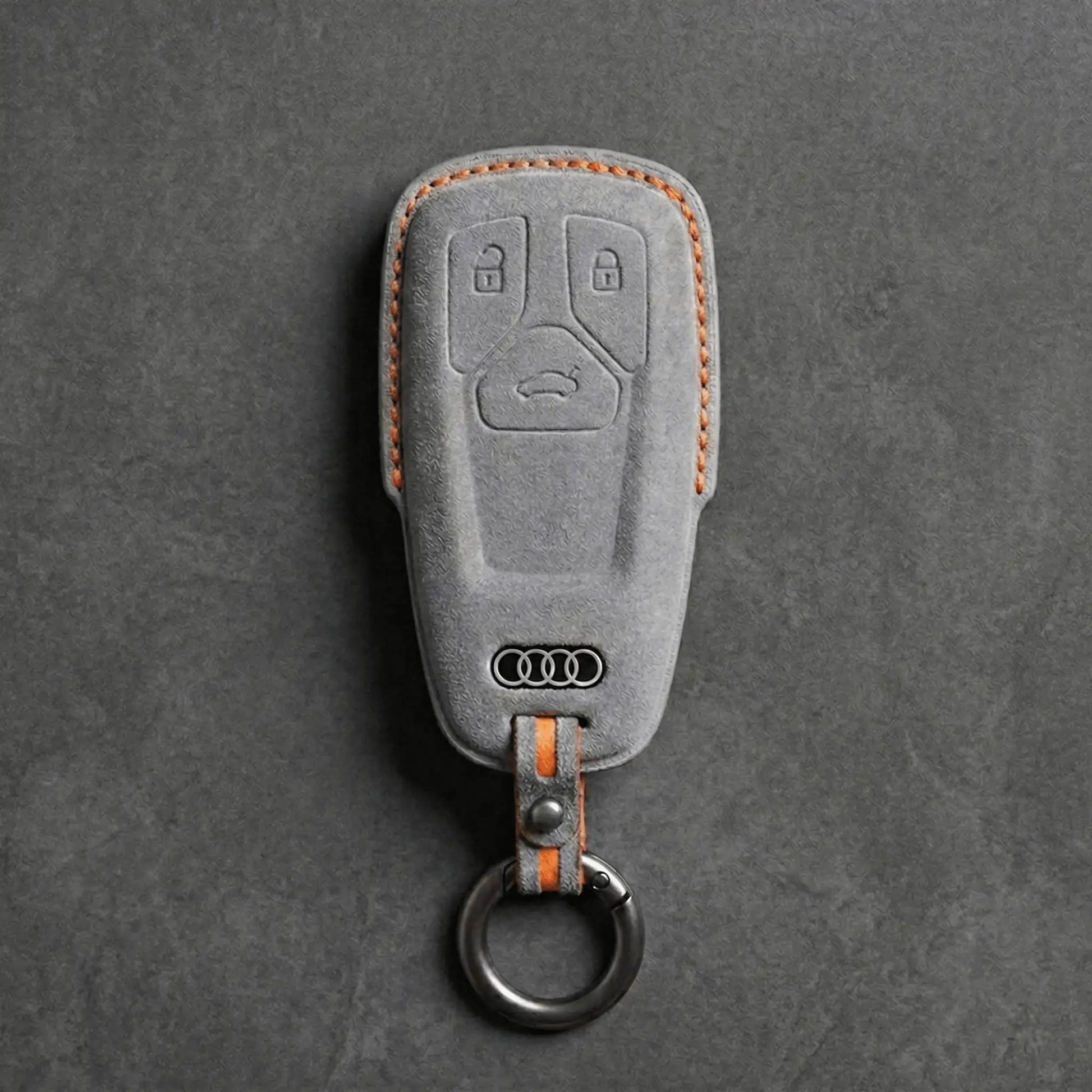 Audi Hand - Stitched Alcantara Key Fob Cover – All Types - B