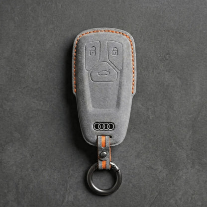 Audi Hand - Stitched Alcantara Key Fob Cover – All Types - B