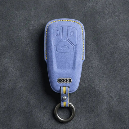 Audi Hand - Stitched Alcantara Key Fob Cover – All Types - B