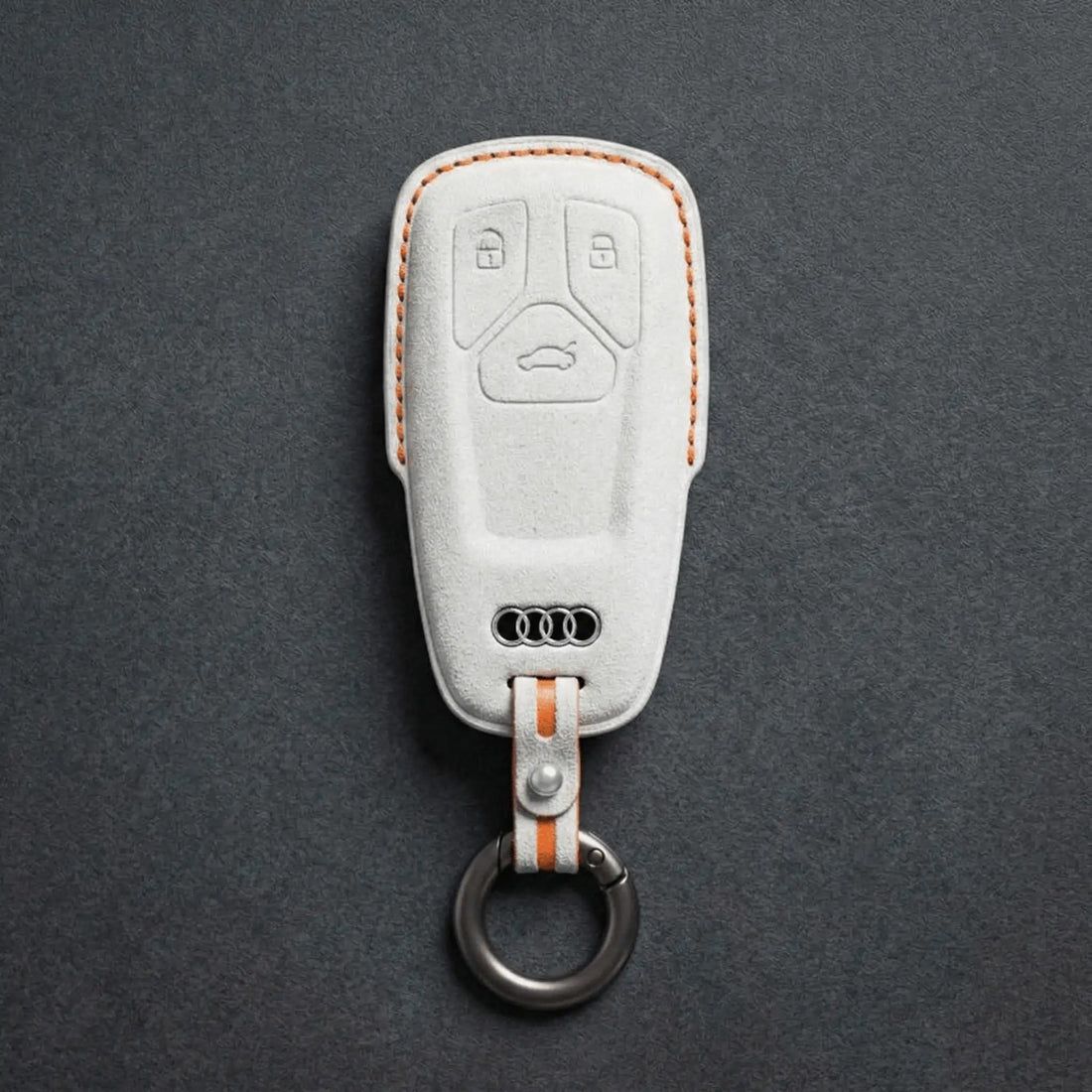 Audi Hand - Stitched Alcantara Key Fob Cover – All Types - B