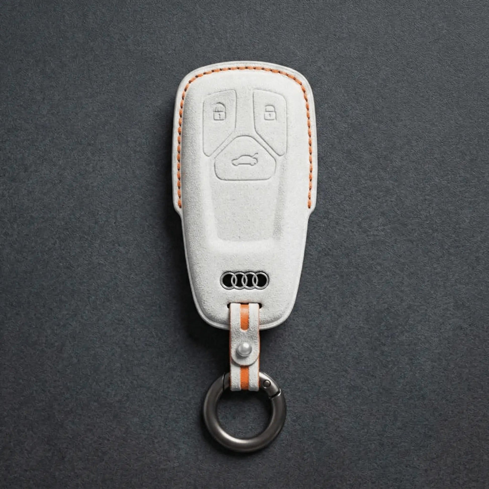 Audi Hand - Stitched Alcantara Key Fob Cover – All Types - B