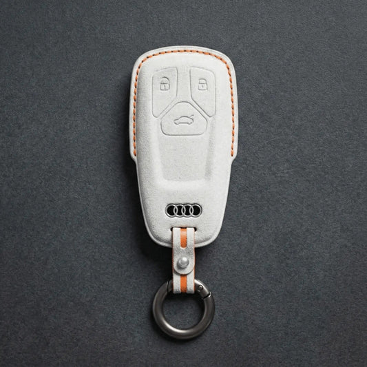 Audi Hand - Stitched Alcantara Key Fob Cover – All Types - B