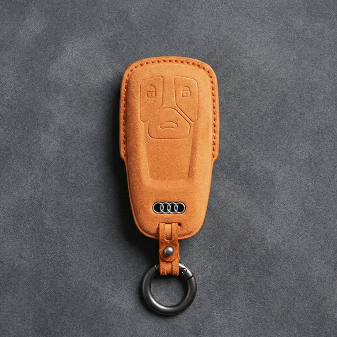 Audi Hand - Stitched Alcantara Key Fob Cover – All Types - B