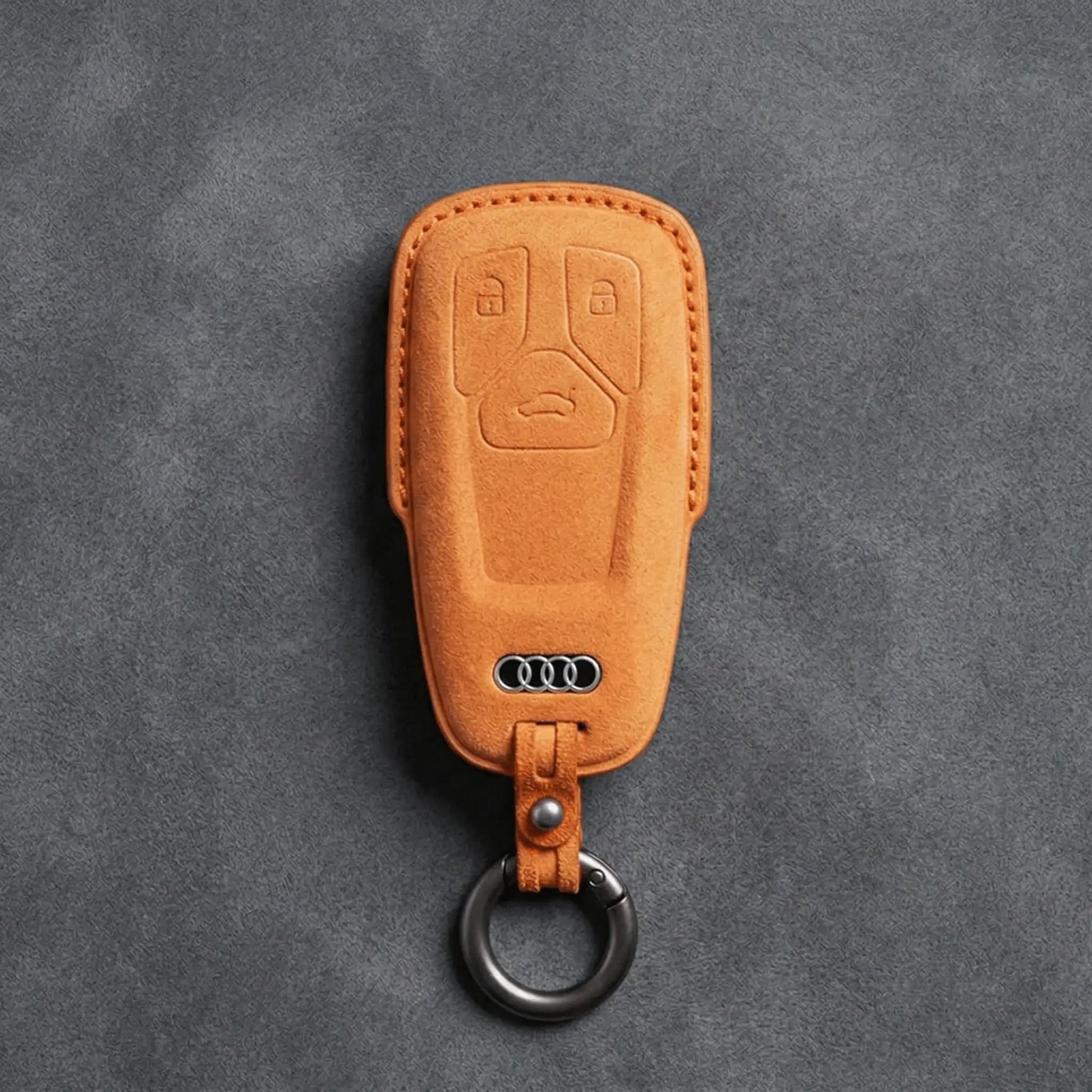 Audi Hand - Stitched Alcantara Key Fob Cover – All Types - B