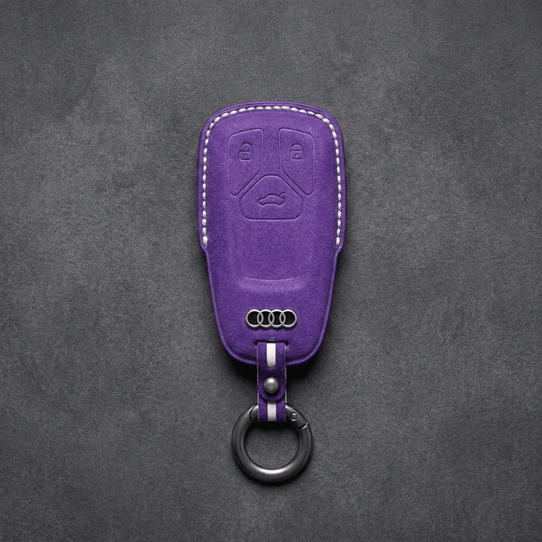 Audi Hand - Stitched Alcantara Key Fob Cover – All Types - B