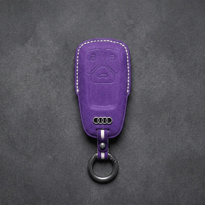 Audi Hand - Stitched Alcantara Key Fob Cover – All Types - B