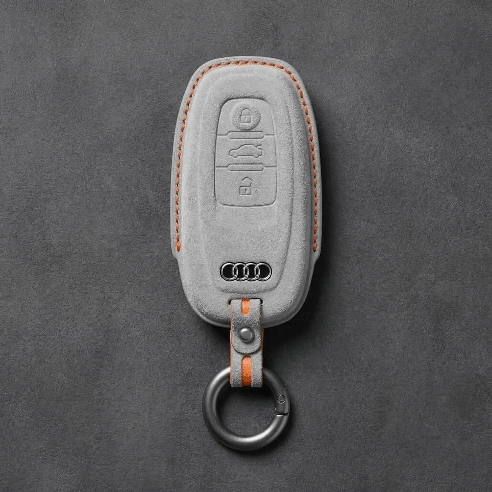 Audi Hand - Stitched Alcantara Key Fob Cover – All Types - C