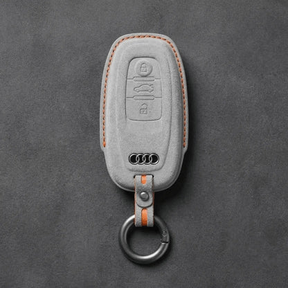 Audi Hand - Stitched Alcantara Key Fob Cover – All Types - C