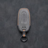 Audi Hand-Stitched Alcantara Key Fob Cover – Oval 3-Button Smart Fob