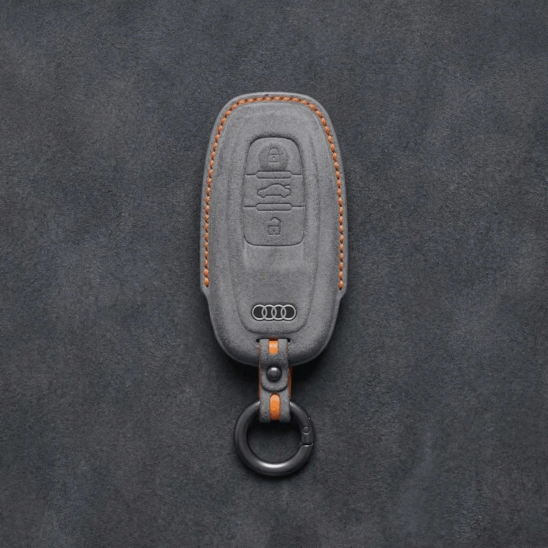 Audi Hand - Stitched Alcantara Key Fob Cover – All Types - C