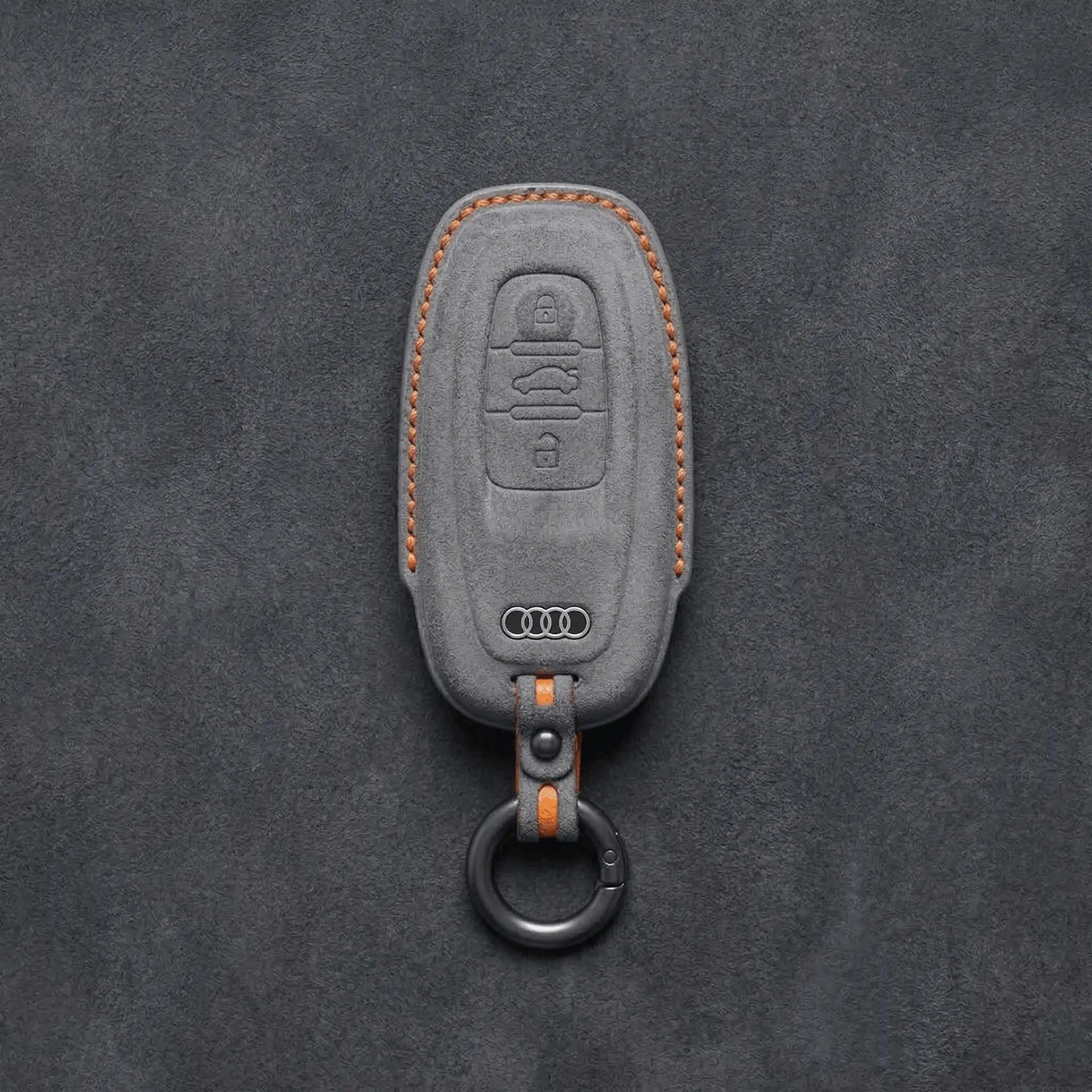 Audi Hand - Stitched Alcantara Key Fob Cover – All Types - C