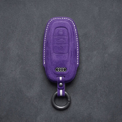 Audi Hand - Stitched Alcantara Key Fob Cover – All Types - C