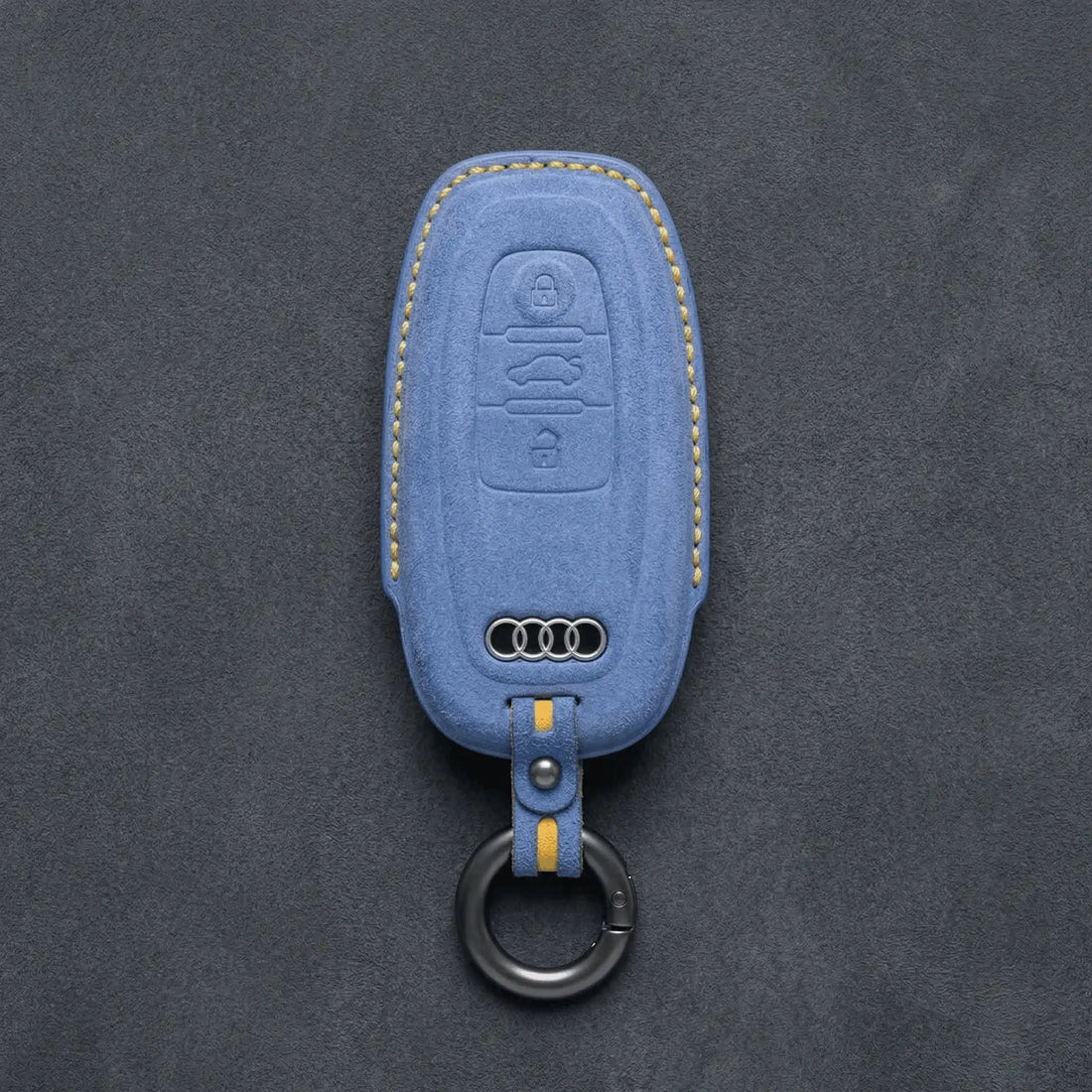 Audi Hand - Stitched Alcantara Key Fob Cover – All Types - C