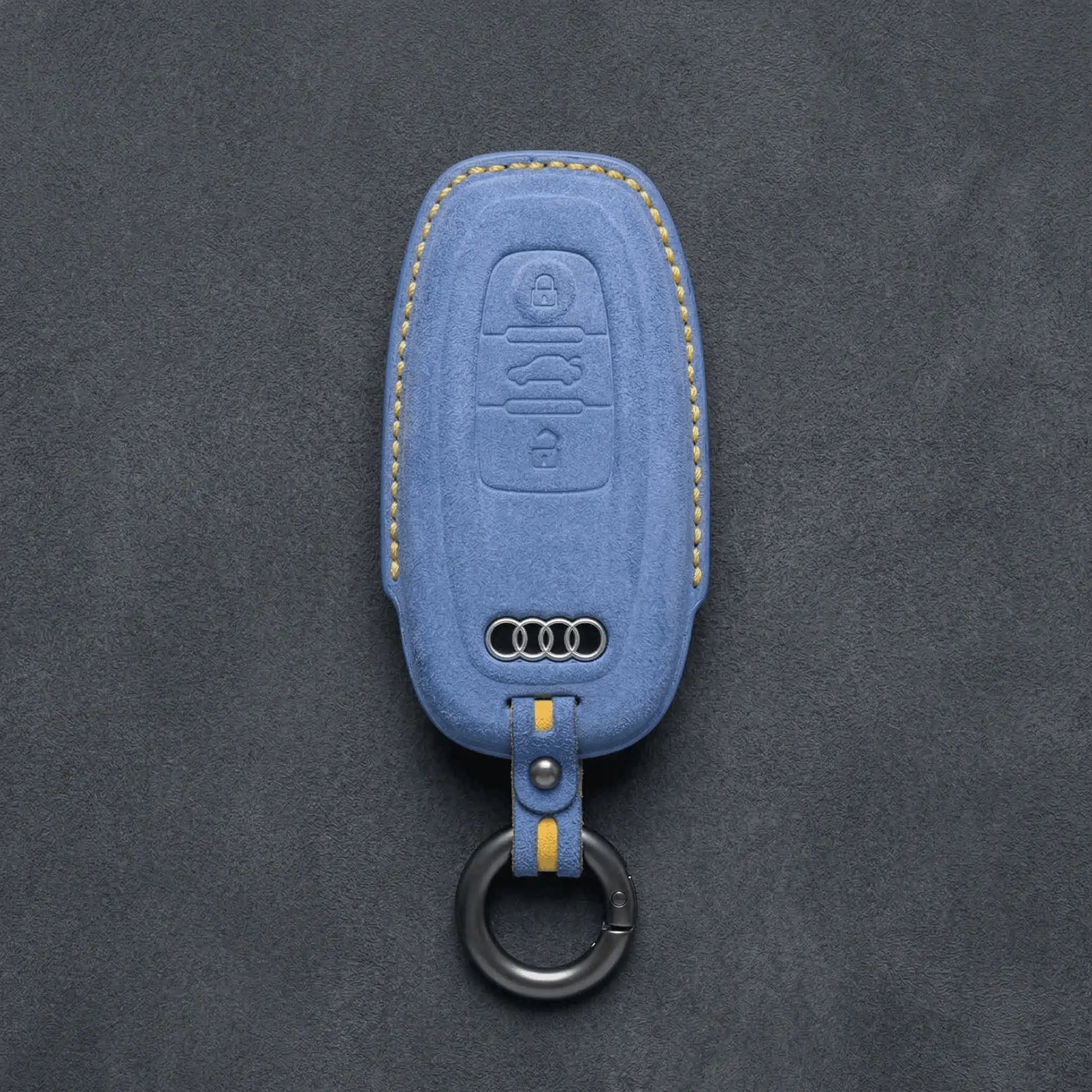 Audi Hand - Stitched Alcantara Key Fob Cover – All Types - C