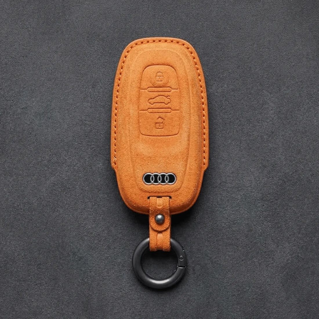 Audi Hand - Stitched Alcantara Key Fob Cover – All Types - C